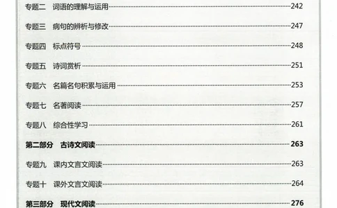 一飞冲天-中考专项精品试题分类-语文参考答案_《一飞冲天-中考专项》2026版_一飞冲天-中考专项精品试题分类（2024版）