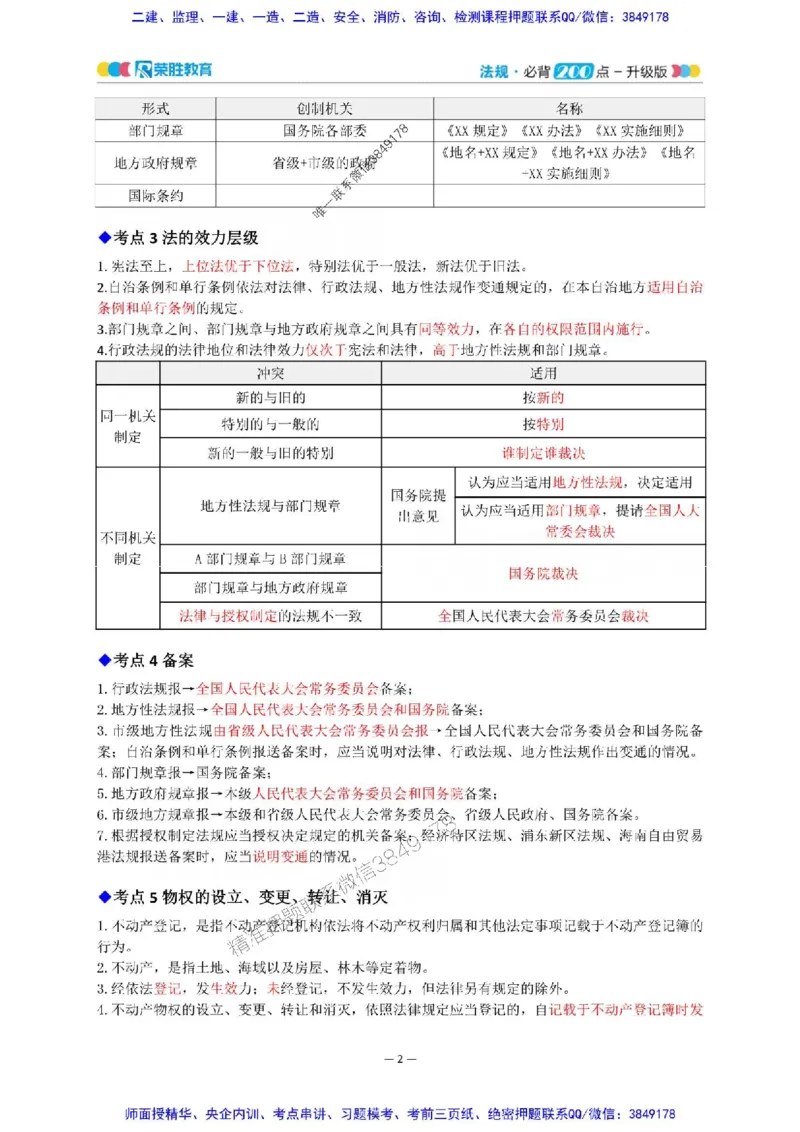 2025年一建法规200点-升级版_2026年一级建造师_2026年一建法规_2025年一建法规SVIP_01-精华文档✿电子教材✿历年真题_62-法规《200点-升级班》RS推荐