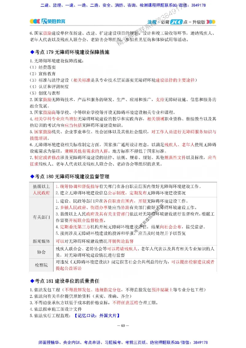 2025年一建法规200点-升级版_2026年一级建造师_2026年一建法规_2025年一建法规SVIP_01-精华文档✿电子教材✿历年真题_62-法规《200点-升级班》RS推荐