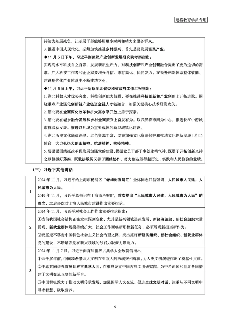 2024年11月时政讲练-上_2026考公资料_（05）超格_超格时政_时政2025超格时政讲练班⭐⭐⭐_讲义