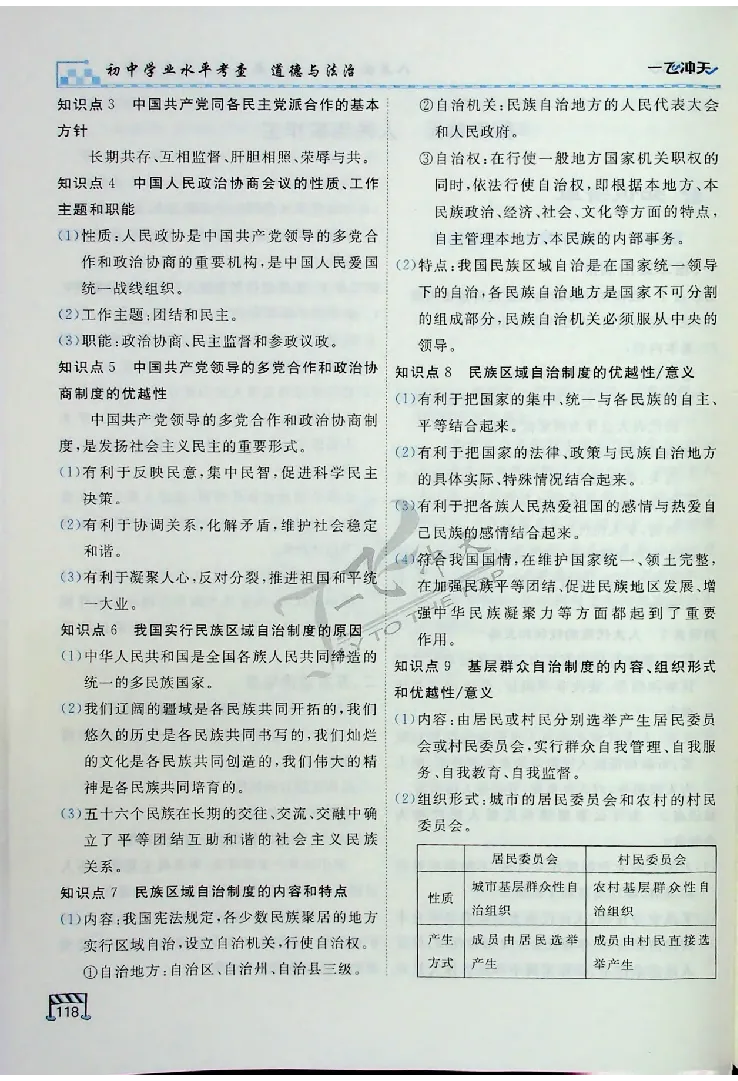 2025《一飞冲天-中考专项》道法_《一飞冲天-中考专项》2026版_一飞冲天-中考专项（2025版）