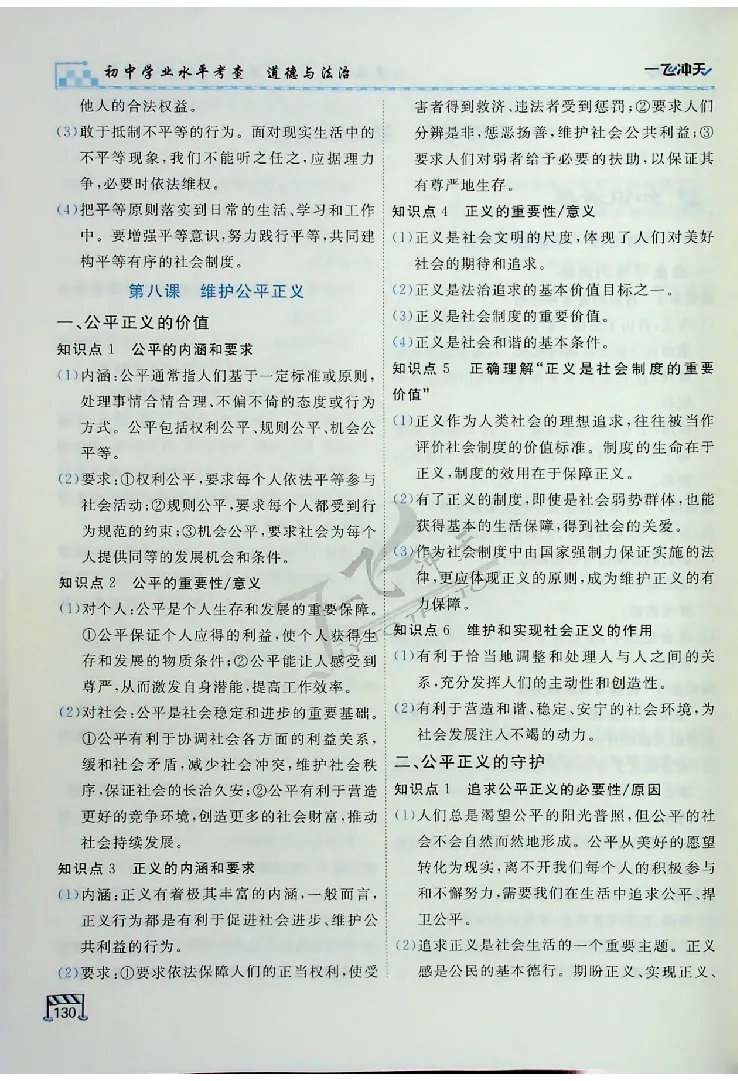 2025《一飞冲天-中考专项》道法_《一飞冲天-中考专项》2026版_一飞冲天-中考专项（2025版）