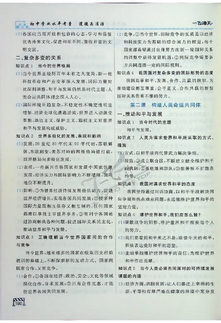 2025《一飞冲天-中考专项》道法_《一飞冲天-中考专项》2026版_一飞冲天-中考专项（2025版）