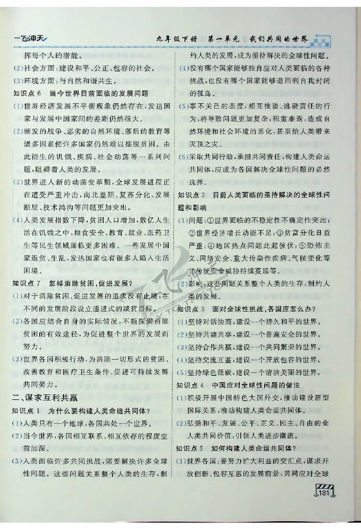 2025《一飞冲天-中考专项》道法_《一飞冲天-中考专项》2026版_一飞冲天-中考专项（2025版）