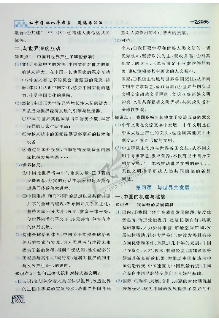 2025《一飞冲天-中考专项》道法_《一飞冲天-中考专项》2026版_一飞冲天-中考专项（2025版）