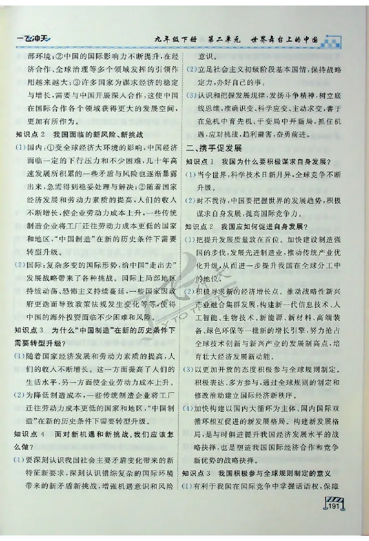2025《一飞冲天-中考专项》道法_《一飞冲天-中考专项》2026版_一飞冲天-中考专项（2025版）