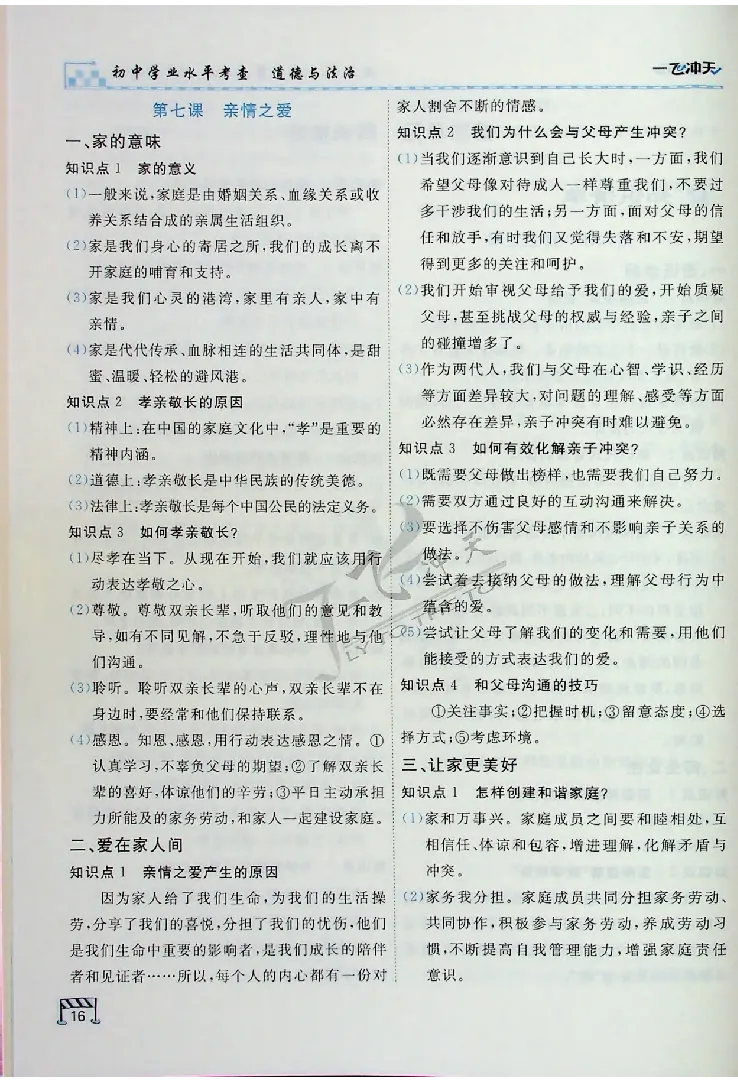 2025《一飞冲天-中考专项》道法_《一飞冲天-中考专项》2026版_一飞冲天-中考专项（2025版）