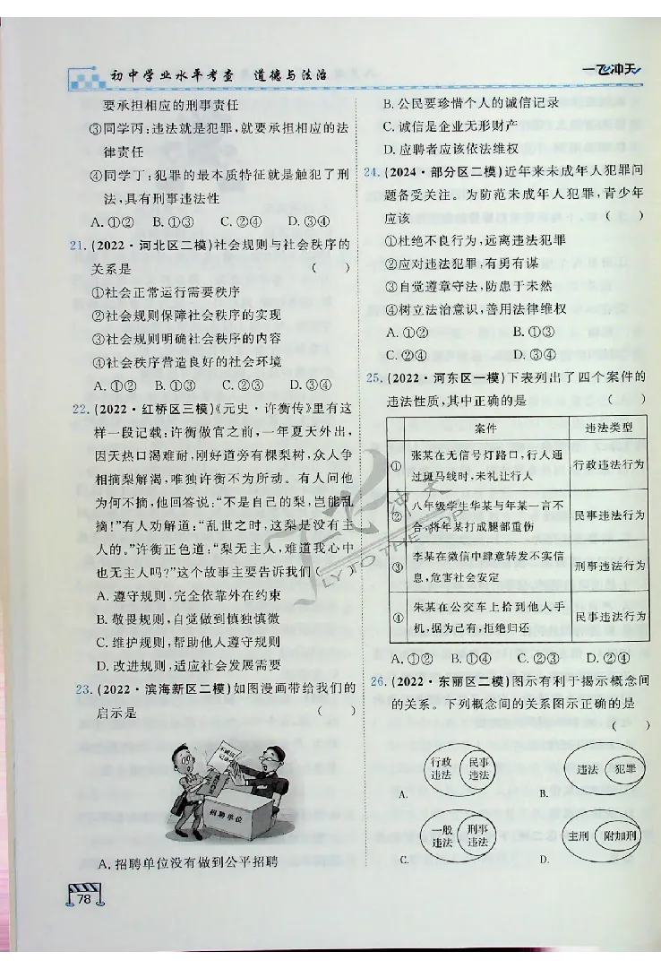 2025《一飞冲天-中考专项》道法_《一飞冲天-中考专项》2026版_一飞冲天-中考专项（2025版）