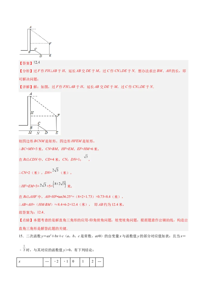 数学（全解全析）_2数学总复习_赠送：2024中考模拟题数学_押题预测_2024年中考押题预测卷（武汉卷）-数学（含考试版、全解全析、参考答案、答题卡）