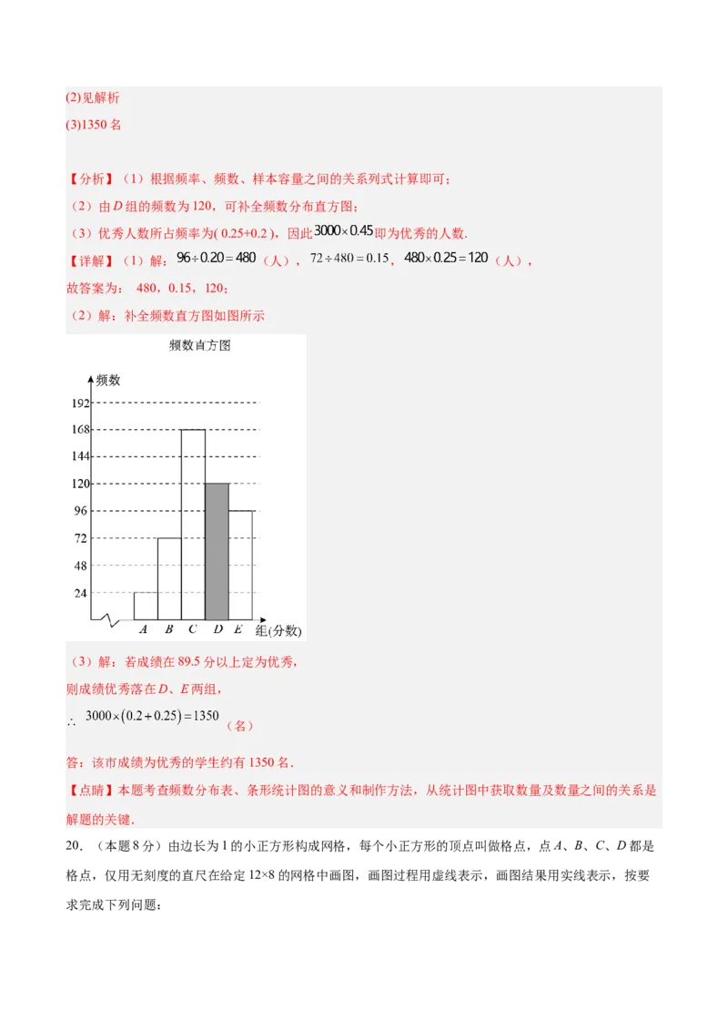 数学（全解全析）_2数学总复习_赠送：2024中考模拟题数学_押题预测_2024年中考押题预测卷（武汉卷）-数学（含考试版、全解全析、参考答案、答题卡）