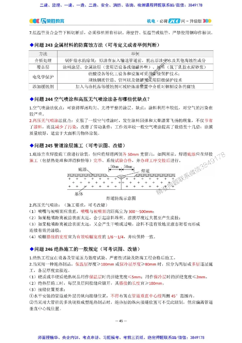 2025年一建机电200问-升级版_2026年一级建造师_2026年一建机电_2025年一建机电SVIP_01-精华文档✿电子教材✿历年真题_75-机电《200问-升级班》RS推荐