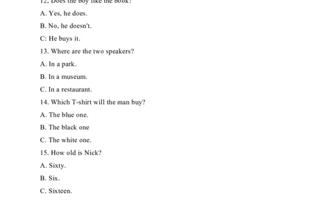 14新疆省建设兵团-2020年各地中考英语听力真题合集_中考真题_3.英语中考真题2015-2024年_2020全国多省多地中考英语真题145份_14新疆建设兵团-2020年各地中考英语听力真题合集