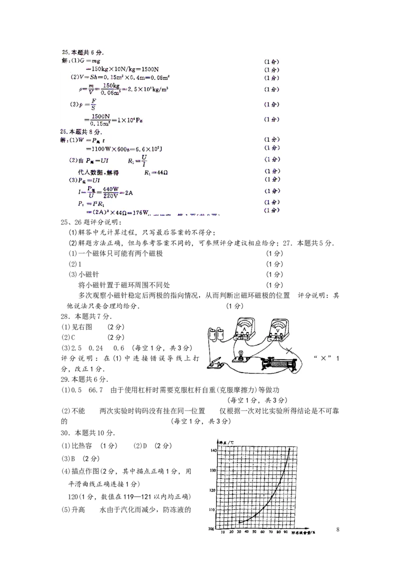 2009年江苏淮安市中考物理试题及答案(Word版)_中考真题_4.物理中考真题2015-2024年_地区卷_江苏省_淮安中考物理08-22