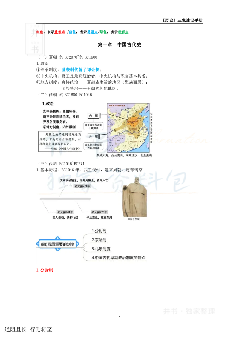 井书&middot;独家资料包教师资格《（高中）历史》三色速记手册（独家整理）_教资_初高中2026教资_25下教师资格证_科三高中各科资料汇总_井书&middot;独家资料包高中各科资料汇总