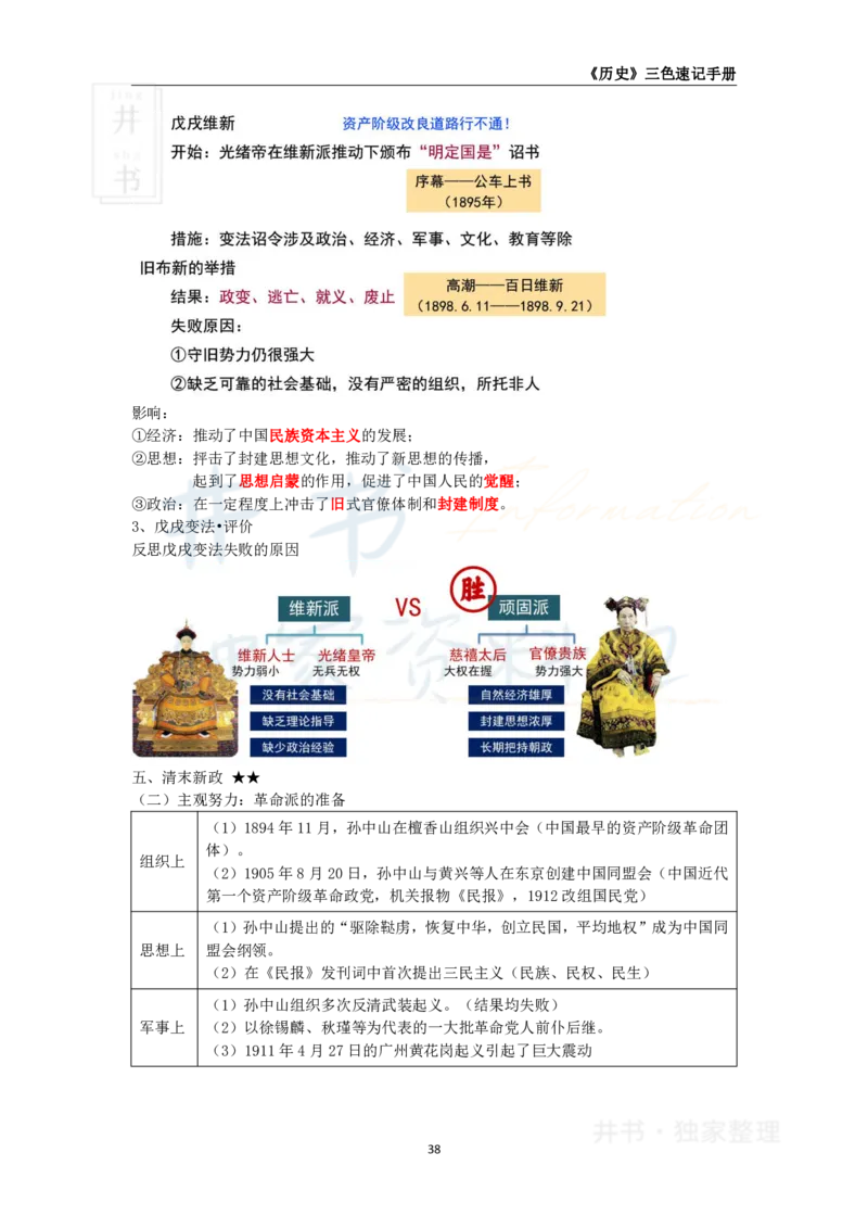 井书&middot;独家资料包教师资格《（高中）历史》三色速记手册（独家整理）_教资_初高中2026教资_25下教师资格证_科三高中各科资料汇总_井书&middot;独家资料包高中各科资料汇总