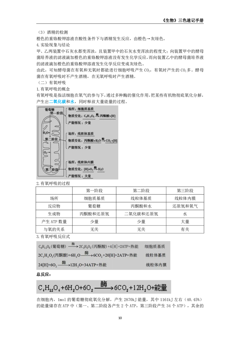 教师资格《（高中）生物》三色速记手册_教资_33教资笔试历年真题汇总（科一+科二+科三）_科三真题_02高中科三各科电子资料包合集_生物（资料文档）_高中生物