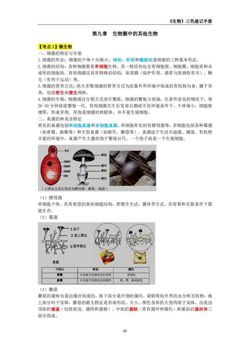 教师资格《（高中）生物》三色速记手册_教资_33教资笔试历年真题汇总（科一+科二+科三）_科三真题_02高中科三各科电子资料包合集_生物（资料文档）_高中生物