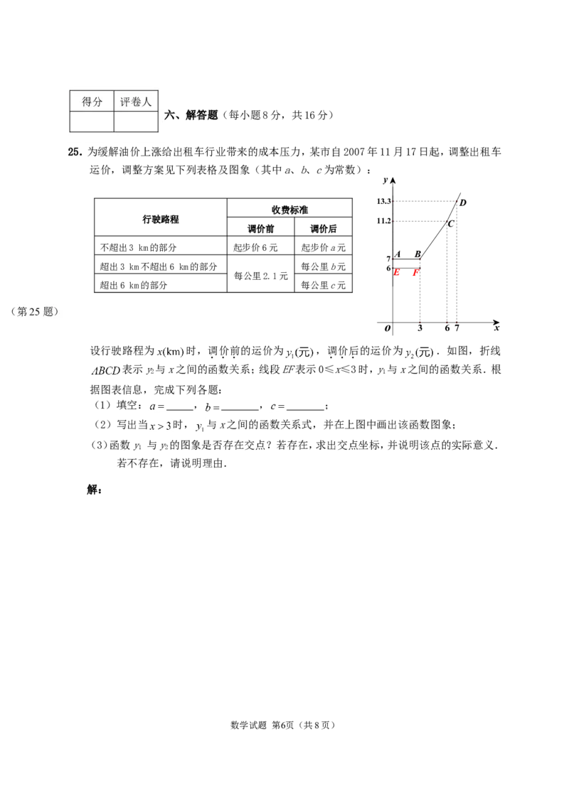 2008年江苏省徐州市中考数学试题(含答案)_中考真题_2.数学中考真题2015-2024年_地区卷_江苏省_徐州中考数学08-23