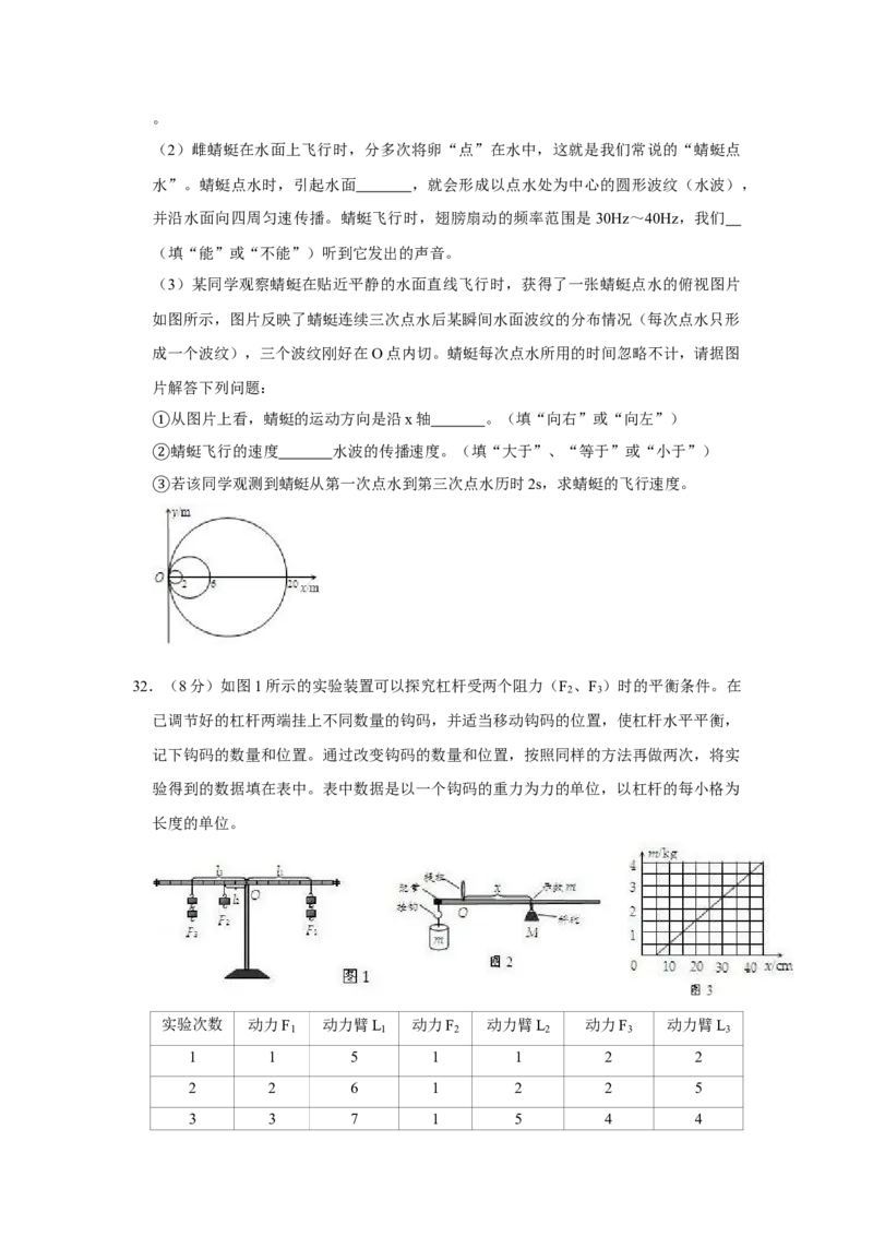 2010年湖南省株洲市中考物理试卷（学生版）学霸冲冲冲shop348121278.taobao.com_中考真题_4.物理中考真题2015-2024年_地区卷_湖南省_株洲物理07-22缺21
