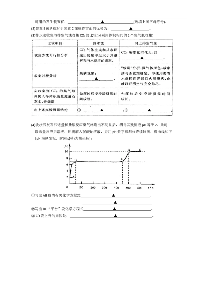 2010年苏州市中考化学试卷及答案_中考真题_5.化学中考真题2015-2024年_地区卷_江苏省_苏州化学08-22