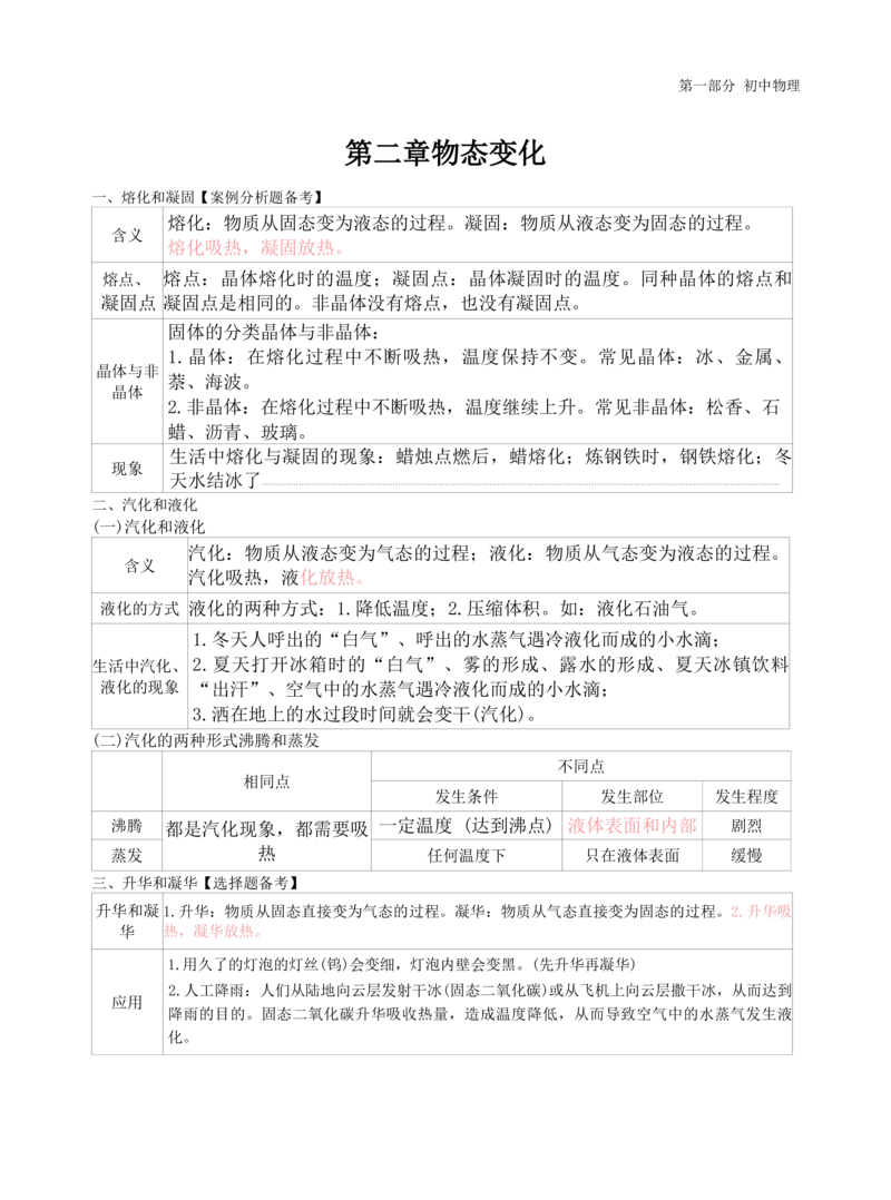 初中物理-学霸笔记96页_教资_初高中2026教资_26上资料（持续更新）_初中科三_初中科目三资料合集①_初中物理