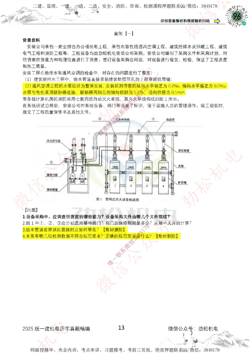 2025年一建机电历年真题精编空白版本_2026年一级建造师_2026年一建机电_2025年一建机电SVIP_02-基础精讲✿高端面授✿深度强化_30-机电《全系VIP班》劲松SMR_历年真题扩展