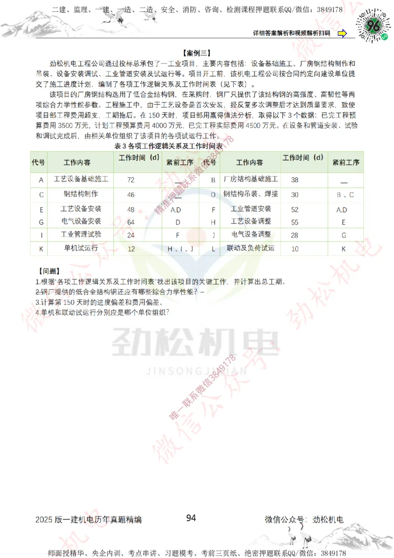 2025年一建机电历年真题精编空白版本_2026年一级建造师_2026年一建机电_2025年一建机电SVIP_02-基础精讲✿高端面授✿深度强化_30-机电《全系VIP班》劲松SMR_历年真题扩展