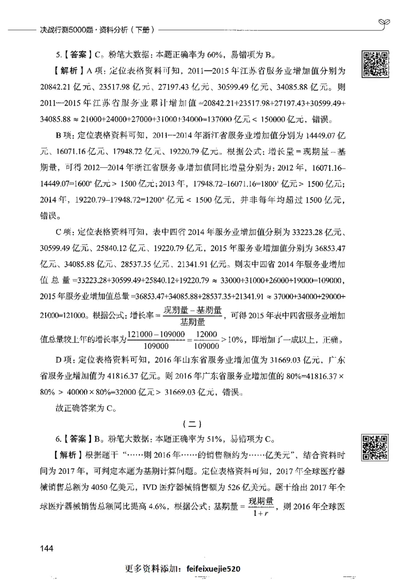 10资料分析下册_26吉林考备考资料包_11省考刷题包_04决战行测5000题_行测5000题2022年9月版次