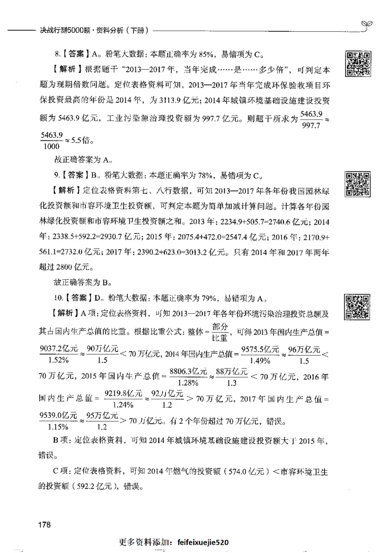 10资料分析下册_26吉林考备考资料包_11省考刷题包_04决战行测5000题_行测5000题2022年9月版次