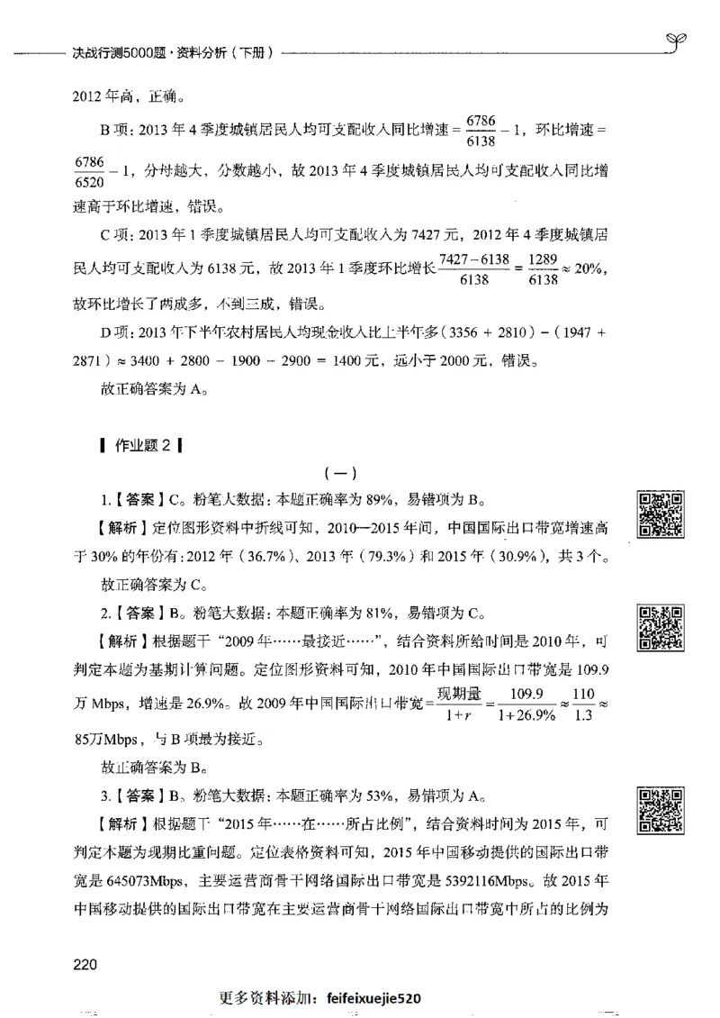 10资料分析下册_26吉林考备考资料包_11省考刷题包_04决战行测5000题_行测5000题2022年9月版次