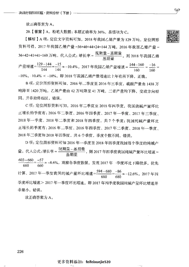 10资料分析下册_26吉林考备考资料包_11省考刷题包_04决战行测5000题_行测5000题2022年9月版次