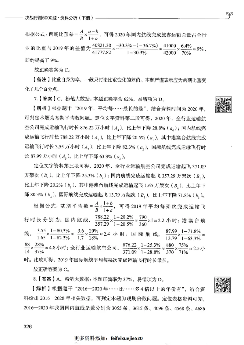 10资料分析下册_26吉林考备考资料包_11省考刷题包_04决战行测5000题_行测5000题2022年9月版次