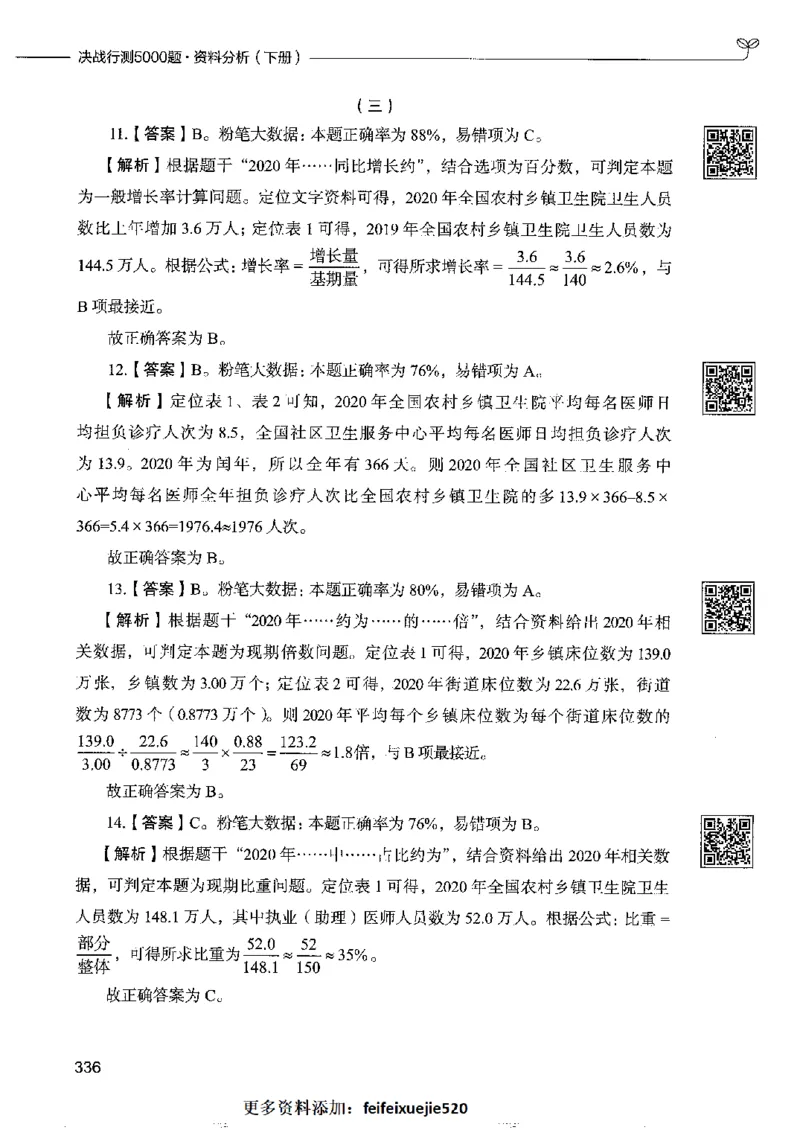 10资料分析下册_26吉林考备考资料包_11省考刷题包_04决战行测5000题_行测5000题2022年9月版次
