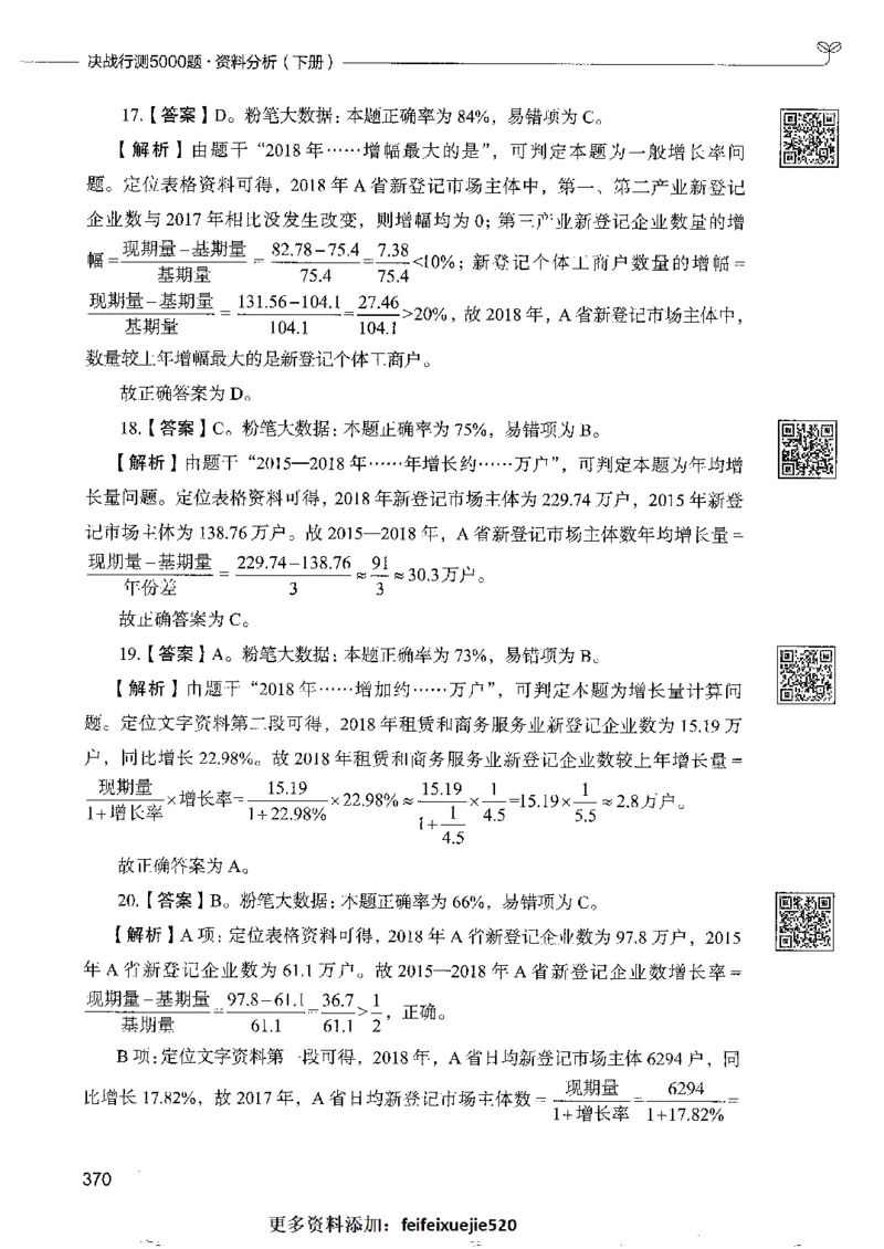 10资料分析下册_26吉林考备考资料包_11省考刷题包_04决战行测5000题_行测5000题2022年9月版次