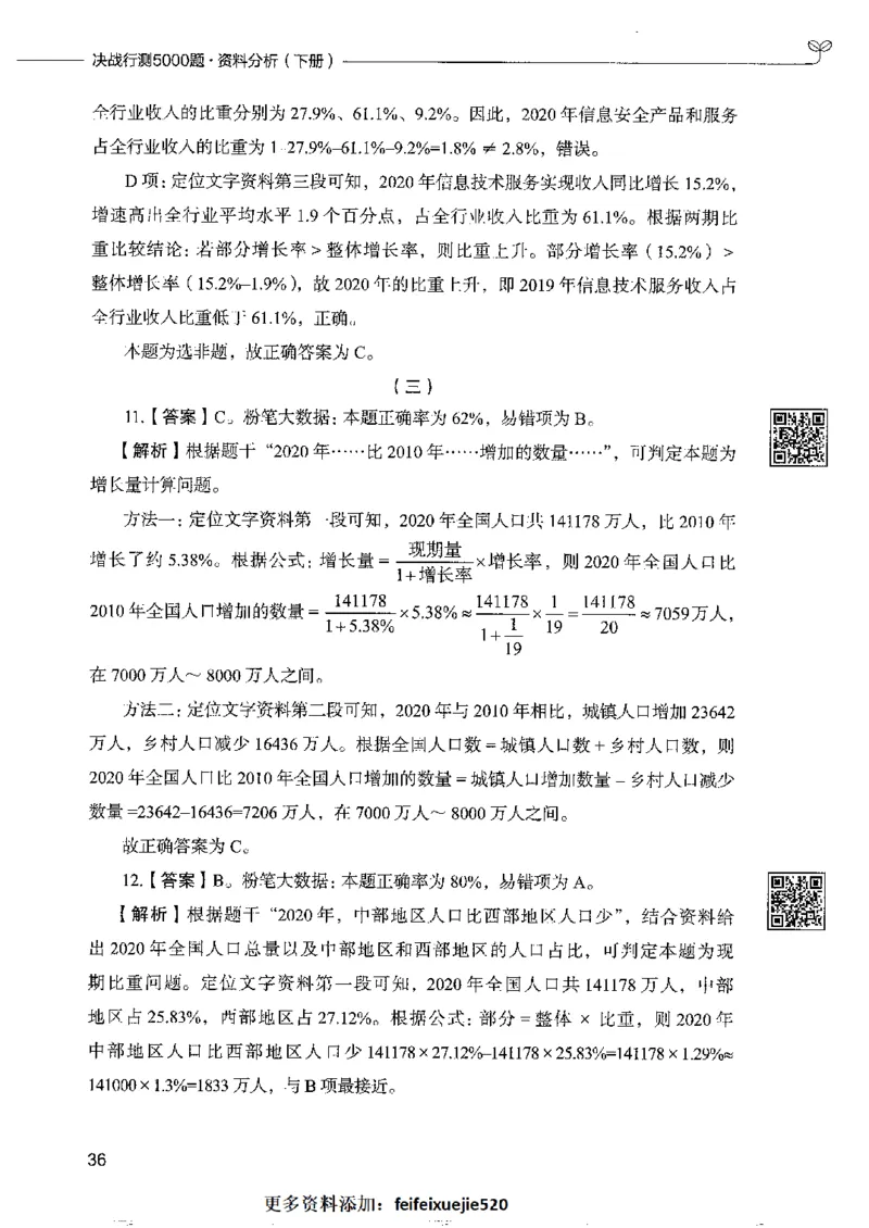 10资料分析下册_26吉林考备考资料包_11省考刷题包_04决战行测5000题_行测5000题2022年9月版次