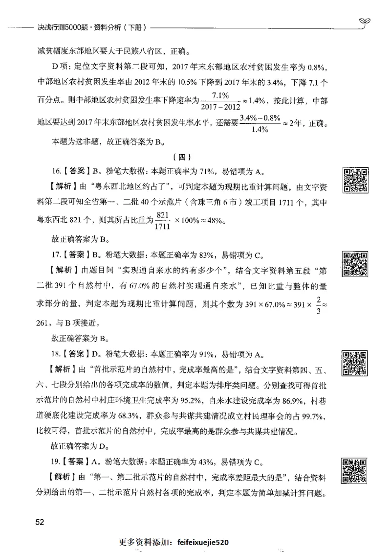 10资料分析下册_26吉林考备考资料包_11省考刷题包_04决战行测5000题_行测5000题2022年9月版次