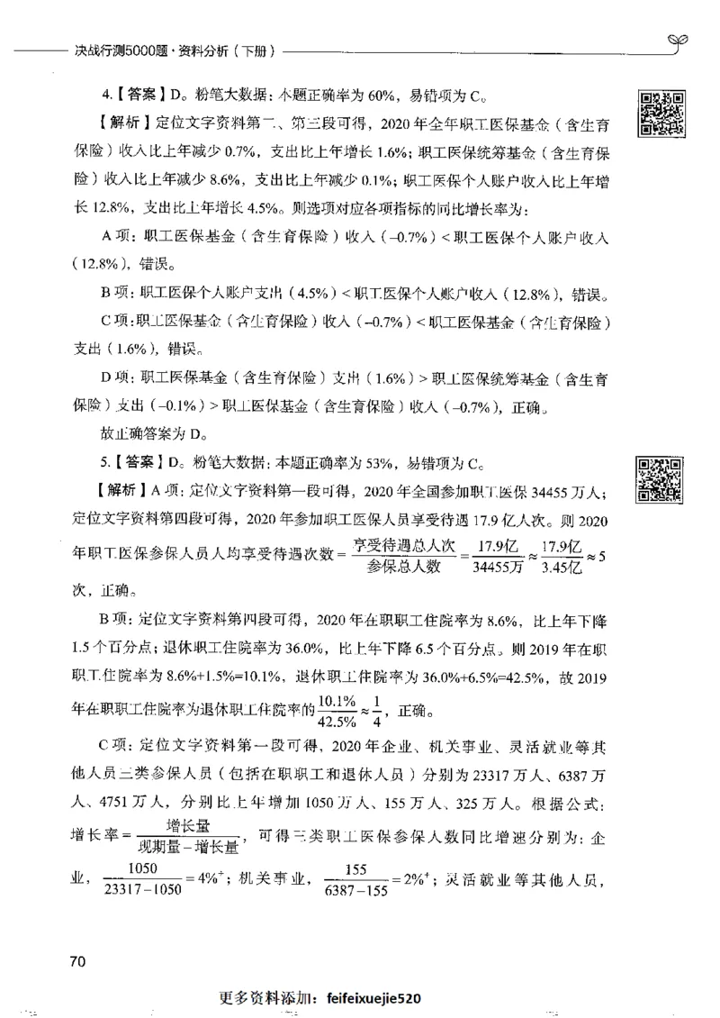 10资料分析下册_26吉林考备考资料包_11省考刷题包_04决战行测5000题_行测5000题2022年9月版次