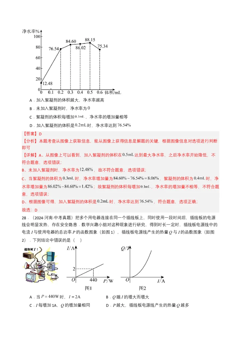 专题09平面直角坐标系与函数基础（解析版）_2数学总复习_2025中考复习资料_备战2025年中考数学真题题源解密（全国通用）