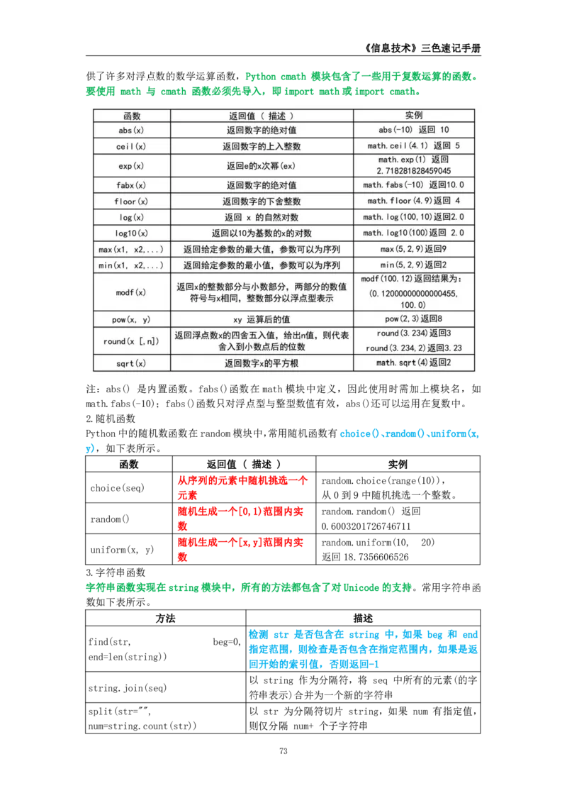 教师资格《（高中）信息技术》三色速记手册_教资_33教资笔试历年真题汇总（科一+科二+科三）_科三真题_02高中科三各科电子资料包合集_信息（资料文档）_高中信息
