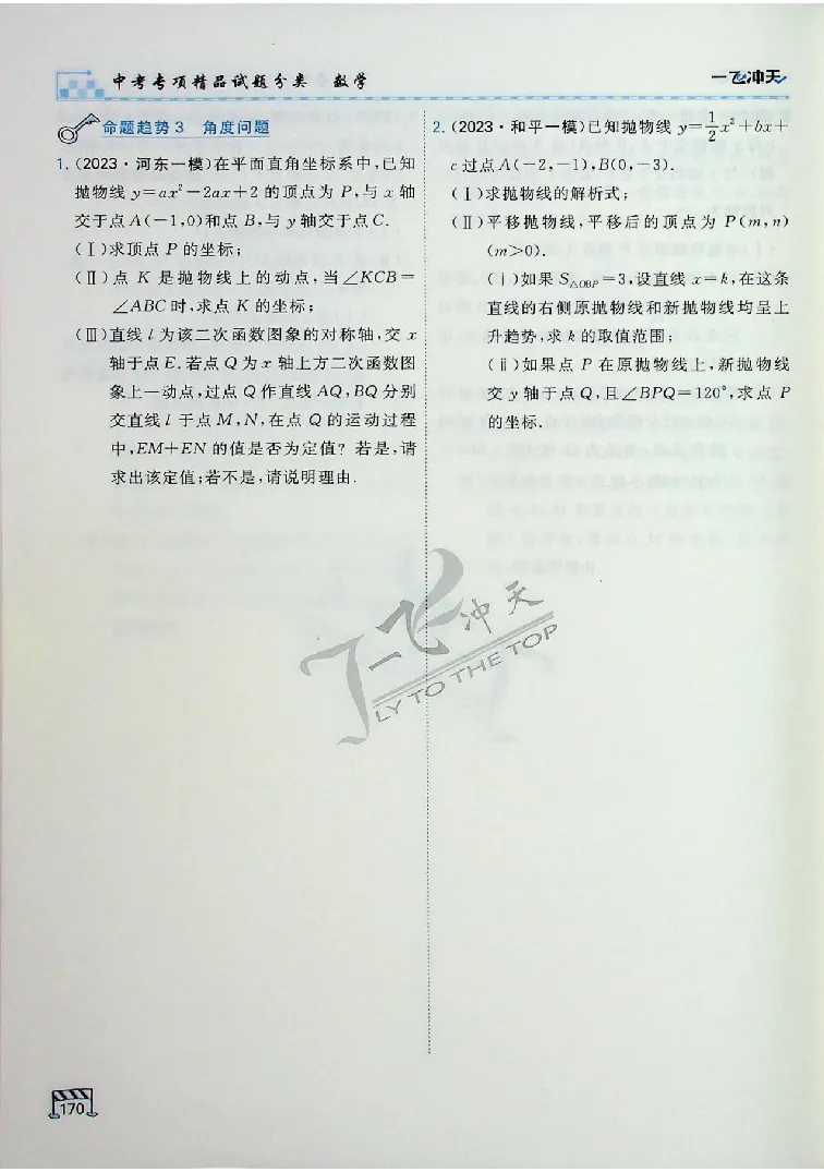 2025《一飞冲天-中考专项》数学_《一飞冲天-中考专项》2026版_一飞冲天-中考专项（2025版）
