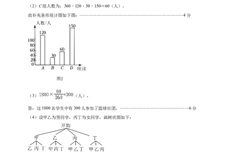 数学（山西卷）（参考答案及评分标准）_2数学总复习_赠送：2024中考模拟题数学_一模_数学（山西卷）-2024年中考第一次模拟考试