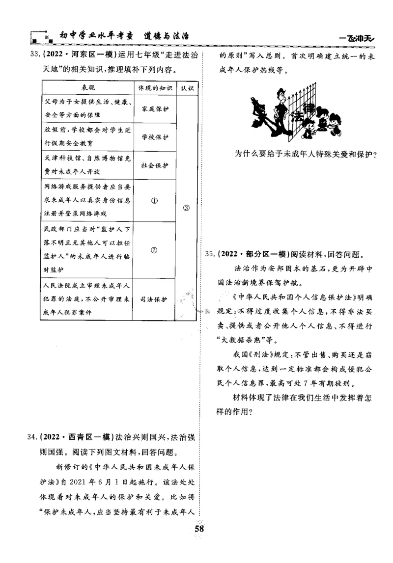 一飞冲天-初中学业水平考察-道法_《一飞冲天-中考专项》2026版_一飞冲天-中考专项精品试题分类（2024版）