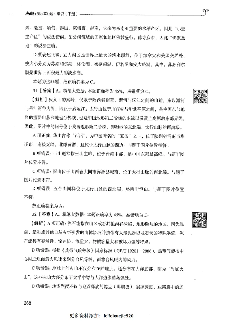 02常识（答案）_26吉林考备考资料包_11省考刷题包_04决战行测5000题_行测5000题2021年7月版次