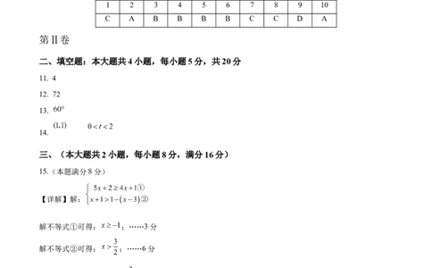 数学（安徽卷）（参考答案及评分标准）_2数学总复习_赠送：2024中考模拟题数学_一模_数学（安徽卷）-2024年中考第一次模拟考试