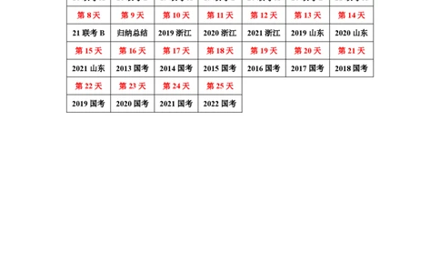 2023国考季&mdash;欣说言语刷题集&mdash;刷题计划表_26吉林考备考资料包_11省考刷题包_15言语刷题集_2023言语刷题集