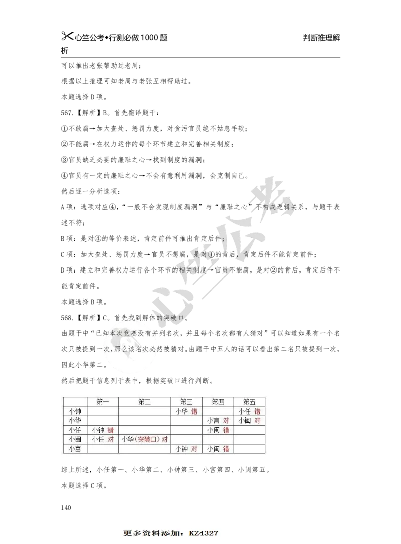 1000题解析_26吉林考备考资料包_11省考刷题包_40行测1000题目