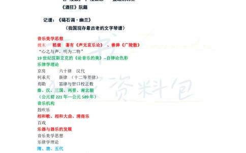 高中音乐王炸秘籍6_教资_初高中2026教资_25下教师资格证_科三高中各科资料汇总_井书&middot;独家资料包高中各科资料汇总_井书&middot;独家资料包（高中）音乐