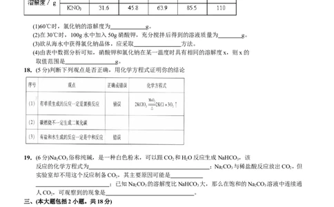 2009年广东省中考化学试题及答案_中考真题_5.化学中考真题2015-2024年_地区卷_广东省_广东化学（广东省统一试卷）08-22
