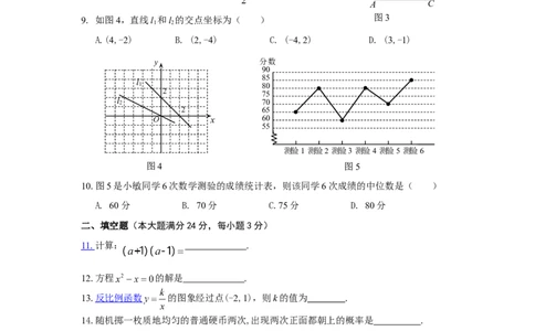 2008年海南中考数学试题及答案_中考真题_2.数学中考真题2015-2024年_地区卷_海南中考数学08-22