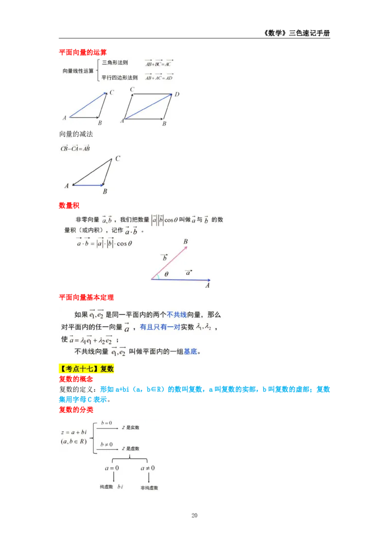 教师资格《（高中）数学》三色速记手册_教资_33教资笔试历年真题汇总（科一+科二+科三）_科三真题_02高中科三各科电子资料包合集_数学（资料文档）_高中数学